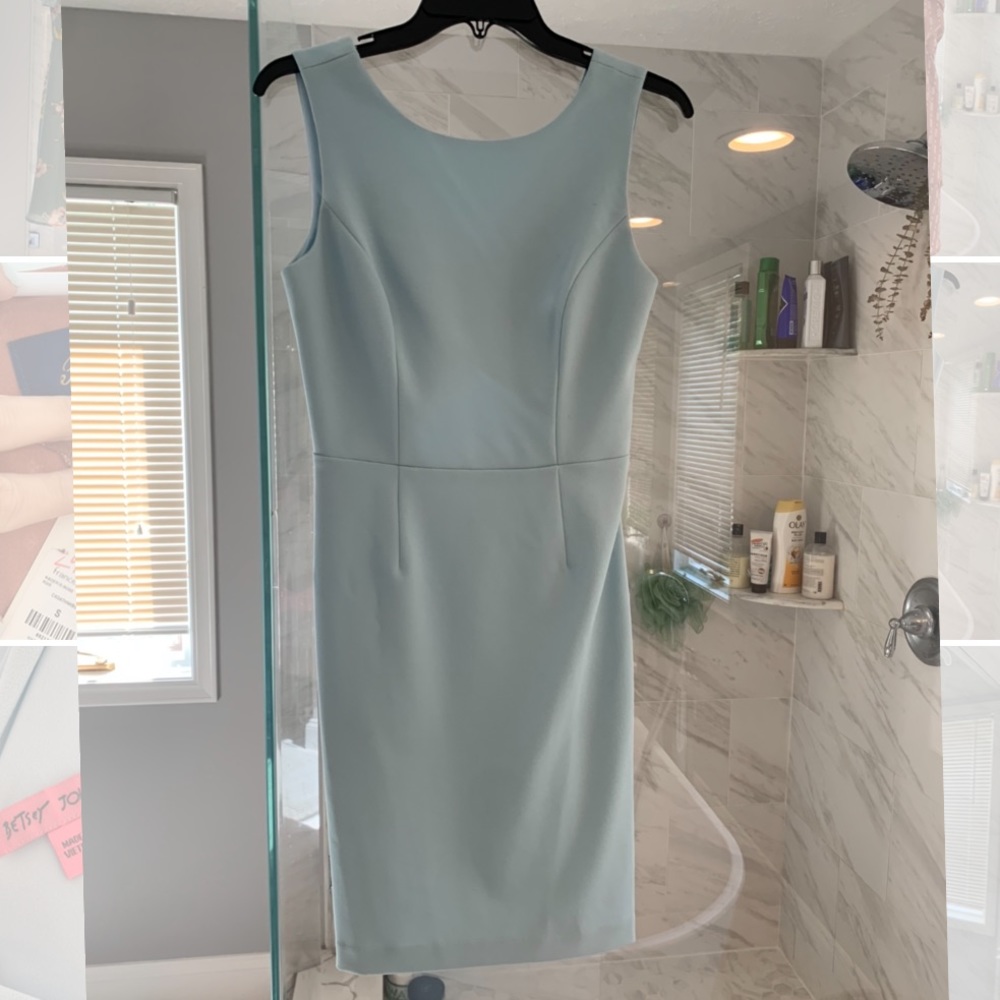 Betsey Johnson pale blue dress EUC